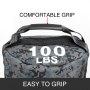 VEVOR Bolsa de Arena para Fitness 100LBS / 45KG Sacos de Arena para Entrenamiento Puede Realizar Múltiples Ejercicios Como Peso Muerto Levantar Peso Ponerse En Cuclillas Presionar Lanzar Limpiar Etc.