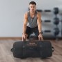 VEVOR Saco de Arena a Fitness, Resistente, Ajustable, 57 a 90 kg, para Entrenamiento de Fuerza, con Pesas y Asas, Entrenamiento Cruzado y Gimnasio en Casa, Negro, sin Relleno, 900 x 410 x 410 mm