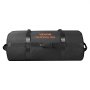 VEVOR Saco de Arena a Fitness, Resistente, Ajustable, 57 a 90 kg, para Entrenamiento de Fuerza, con Pesas y Asas, Entrenamiento Cruzado y Gimnasio en Casa, Negro, sin Relleno, 900 x 410 x 410 mm