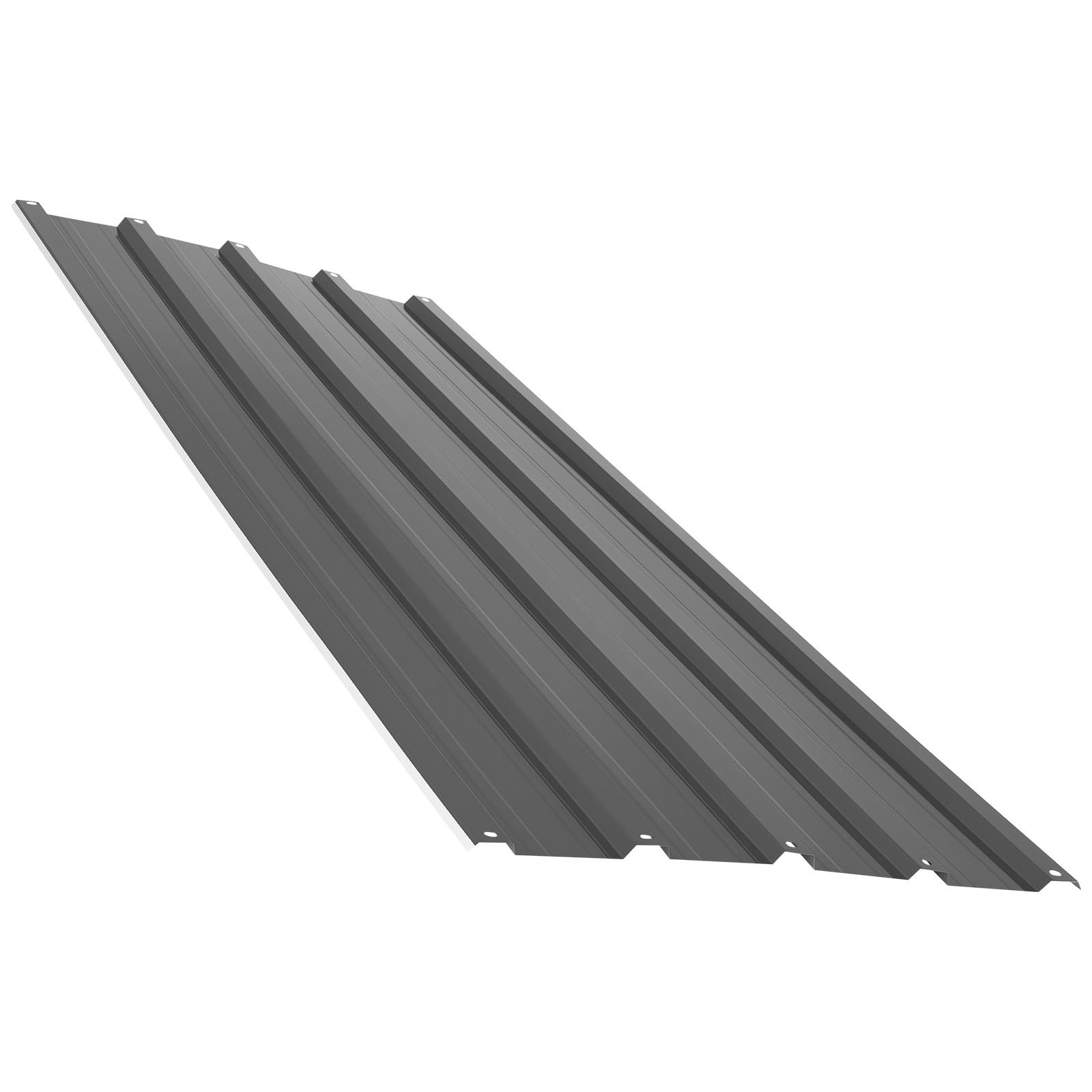 VEVOR Paneles de Techo 20 Piezas 1080 x 426 mm, Láminas Metálicas de Acero Galvanizado, Chapa Ondulada Resistente a la Intemperie con Kit de Tornillos y Guantes para Garaje, Cobertizo y Granero, Gris