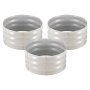 VEVOR 3 Pcs Galvanized Raised Garden Beds, 60 x 60 x 30 cm, Round Metal Planter Boxes Kit Outdoor, Bottomless Elevated Garden Boxes with Gloves, Alu-Zinc, for Planting Flowers Vegetables Herbs, Beige