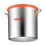 VEVOR 34.1 L Vacuum Chamber, Stainless Steel, Vacuum Degassing Chamber with Tempered Glass Lid, Hose, Air Filter, Ideal for Resin Casting, Stabilizing Wood, Degassing Silicone, Epoxies, Essential Oils