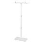 VEVOR Podium Stand, 1100 mm Acrylic Lectern, Portable Laptop Desk with Wide Reading Surface, Book Clips, Adjustable Angle, Floor-Standing, for Classroom, Wedding, Conference, Lecture and Concert