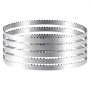 VEVOR Bandsaw Blade, 1832 mm Length, 4 TPI Band Saw Blade with 18 HRC Hardened Sharp Teeth, SK5 High-Strength Carbon Steel, 12.7 mm Width, Replacement for Major Woodworking Band Saw Brands, 1 Pack