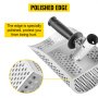 VEVOR Pala de Arena para Detección de Metales 20 x 29 cm Detector de Metales de Acero Inoxidable Agujero 10 mm Pala para Arena con Detector de Metales para Recoger y Cribar Pequeñas Cosas Valiosas
