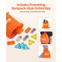 VEVOR 56 PCS Bloques Magnéticos para Construcción de Carreteras para Niños con Bolsa de Almacenamiento, Juguetes Educativos Sensoriales STEM para Apilar, Regalo para Niños de 3 Años en Adelante
