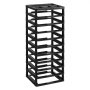 VEVOR Organizador de Almacenamiento de Plástico 10 Niveles con Organizador Superior Almacenamiento Multifuncional para Álbumes de Recortes para Herramientas Esenciales de Oficina, Solo Marco Negro