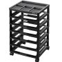 VEVOR Carrito de Almacenamiento con Ruedas para Álbumes de Recortes 6 Niveles con Organizador Superior 4 Ruedas Extraíbles para Suministros de Oficina, Arte, Manualidades, Cajas No Incluidas