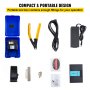 VEVOR Máquina de Empalme de Soldadura 5200 mah Empalmador de Fusión de Fibra