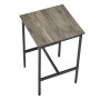 VEVOR Mesa Alta de Bar con Estructura de Metal Resistente Mesa de Comedor para Cocinas Pequeñas Cafeterías Hogares Mostrador de Cócteles Fácil de Montar 61x61x91 cm para Fiestas en Sala de Estar