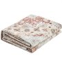 VEVOR Alfombra Suave de 2,4 x 3 m Alfombra de Área Pelo Corto Antideslizante Resistente al Desgarro Elegante Ideal para Dormitorio, Oficina, Sala de Estar, Habitación Infantil, Entrada, Marrón Rojo