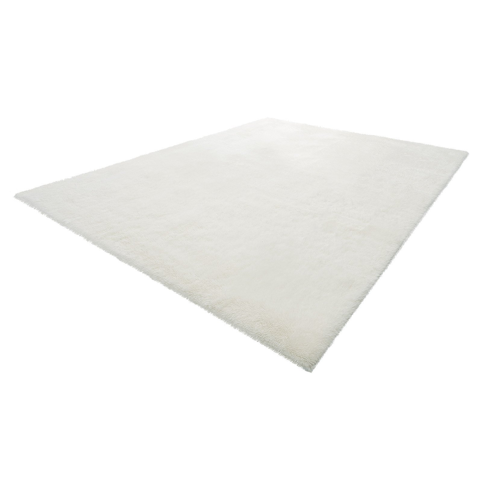 VEVOR Alfombra de Pelo Largo Rectangular, 3048 x 2438 mm, Mullida y de Triple Capa, 35 mm de Altura, para Salón, Dormitorio y Salón, sin Pelusa y muy Suave, Marfil Blanco, para Hogares Modernos