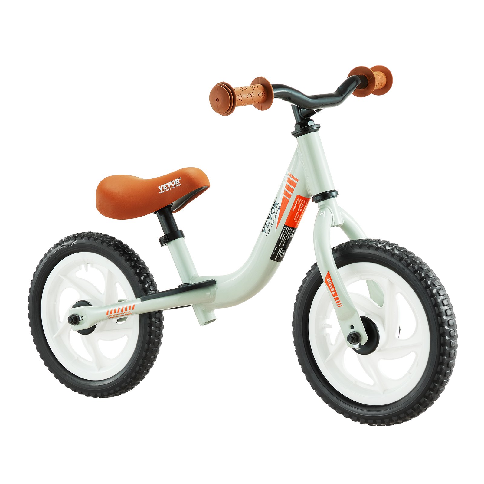 VEVOR Balance Bike for Toddlers, Lightweight Aluminum Alloy Balance Bike for Children, with Adjustable Seat and Handlebars, 12-Inch EVA Foam Tires, Pedal-Free Bike, Gift for Boys and Girls Ages 1-5 Years, 55 Pound Weight Capacity