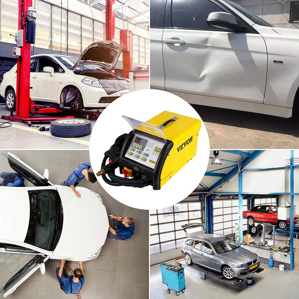 Vevor Soldador Inverter 6.000 A Reparación Abolladuras Soldadura Por Puntos