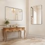 VEVOR Espejo de Maquillaje de Pared, con Marco de Aleación de Aluminio y Película a Prueba de Explosiones, con Soporte en Forma de Z, Apto para Baño, Dormitorio y Sala de Estar, 761 x 558 x 25 mm