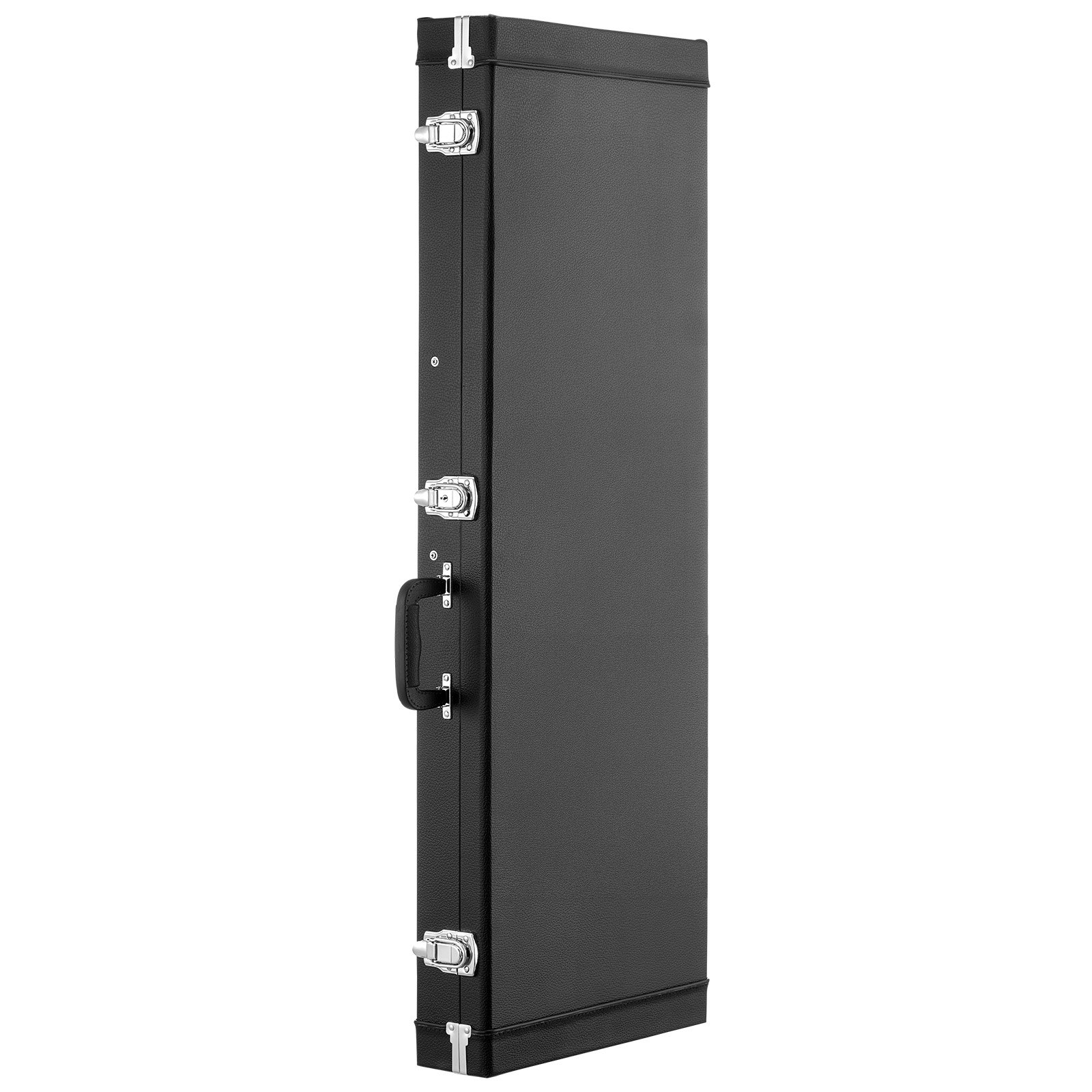 VEVOR Estuche Rígido para Guitarra Eléctrica de 39 pulgadas 99,1 cm Negro, Rectangular, Para Guitarras ST/Tele, Con Cerradura, Acolchado, Llave, Compartimento para Accesorios, Resistente al Desgaste