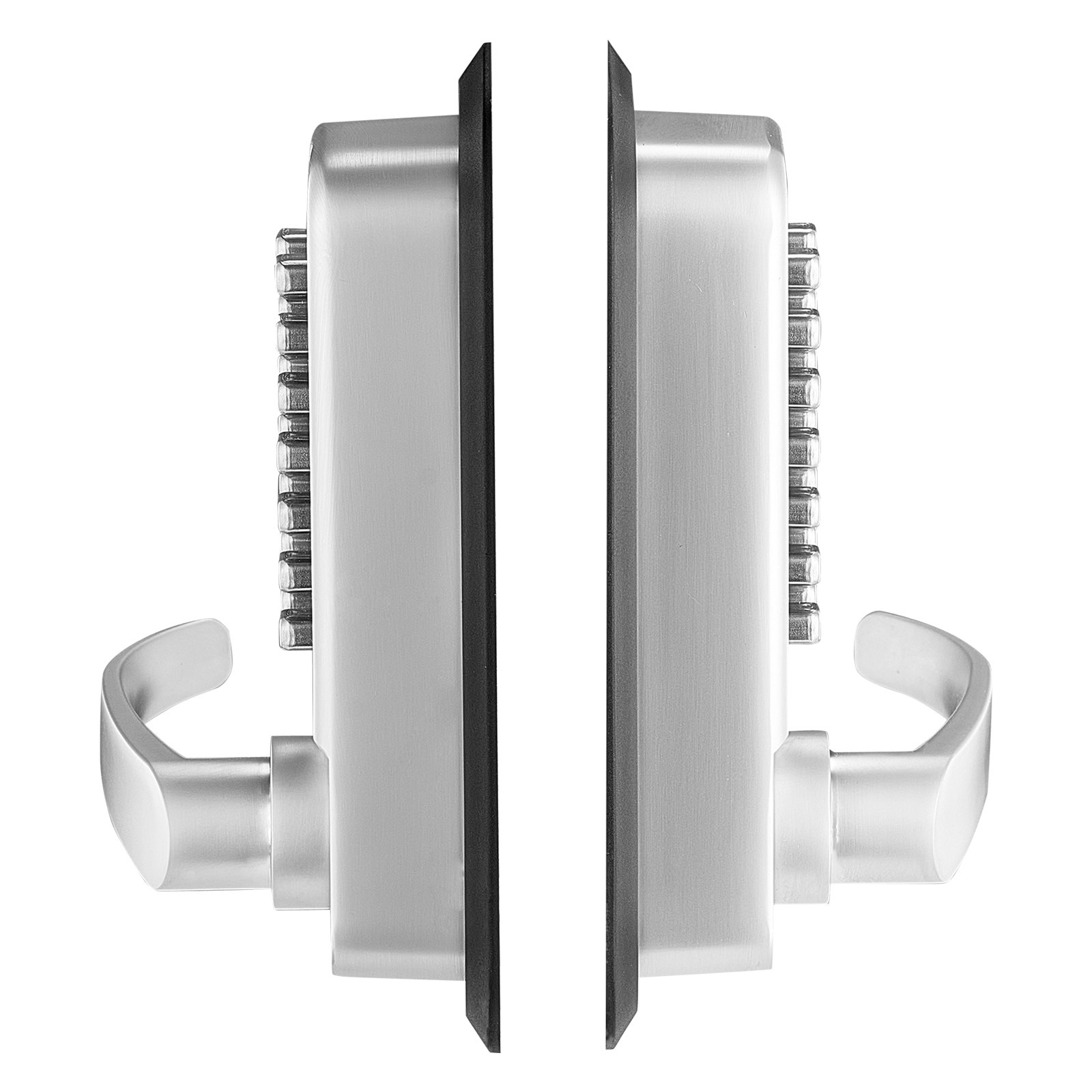 VEVOR mechanical keyless door lock with double-sided keypad (14 keys), stainless steel keyless door lock, built-in code lock for house, office, outdoor fence, garage