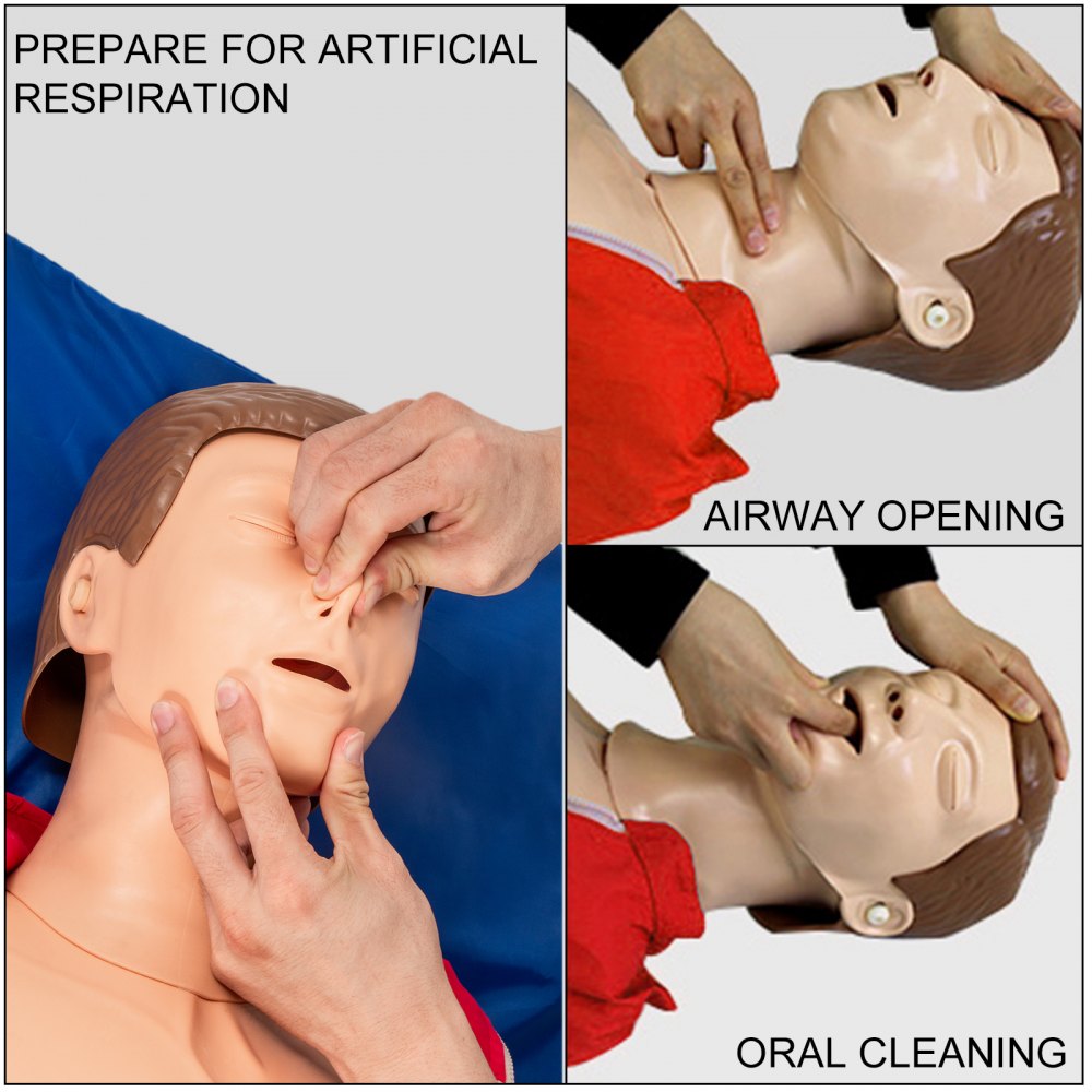 Vevor Maniquí De Entrenamiento Cpr Maniquí De Entrenamiento 165 X 48 X 30 Cm