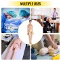 Maniquí de enfermería VEVOR para formación médica y práctica de RCP en diversos entornos educativos.