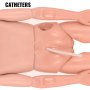Maniquí de entrenamiento médico VEVOR con práctica de inserción de catéter.