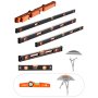 VEVOR Nivel Torpedo 6 Piezas 78/48/32/24/16/10 pulgadas con Viales de Burbujas