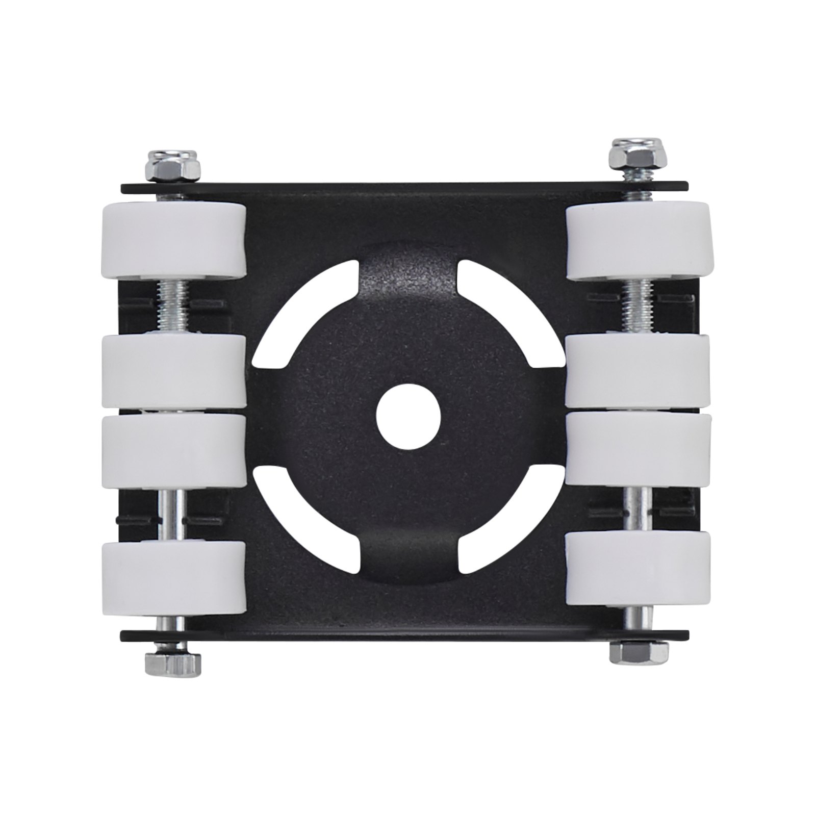 VEVOR 4 PCS Plataforma Rodante para Muebles Carga de 340 kg, Transportador de Muebles Resistente con Ruedas, Estructura de Doble Fila y Ocho Ruedas y Panel de Acero al Carbono para Mover Muebles