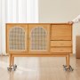 VEVOR Furniture Trolley 4-Piece Set, 158 x 158 x 65 mm, 200 kg Load Capacity, 3-Wheeled, Steel Furniture Dolly with Triangular Swivel Caster, Transport Dolly for Household Appliances, Sofa, Refrigerator