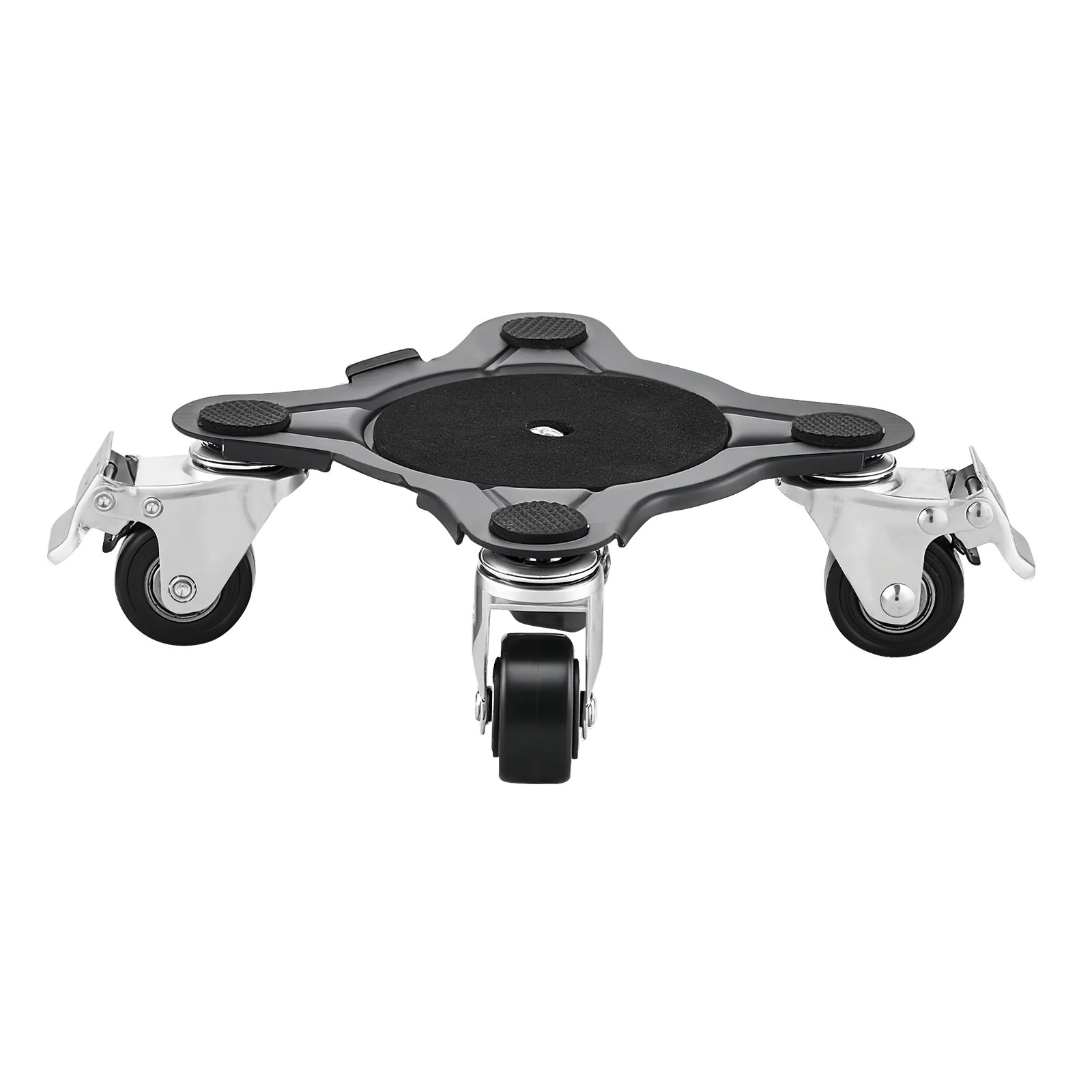 VEVOR 4 PCS Plataforma Rodante para Muebles 158 x 158 x 65 mm Carga de 544 kg, Transportador de Muebles Resistente con 5 Ruedas Giratorias de 360° y Panel de Acero al Carbono para Mover Muebles