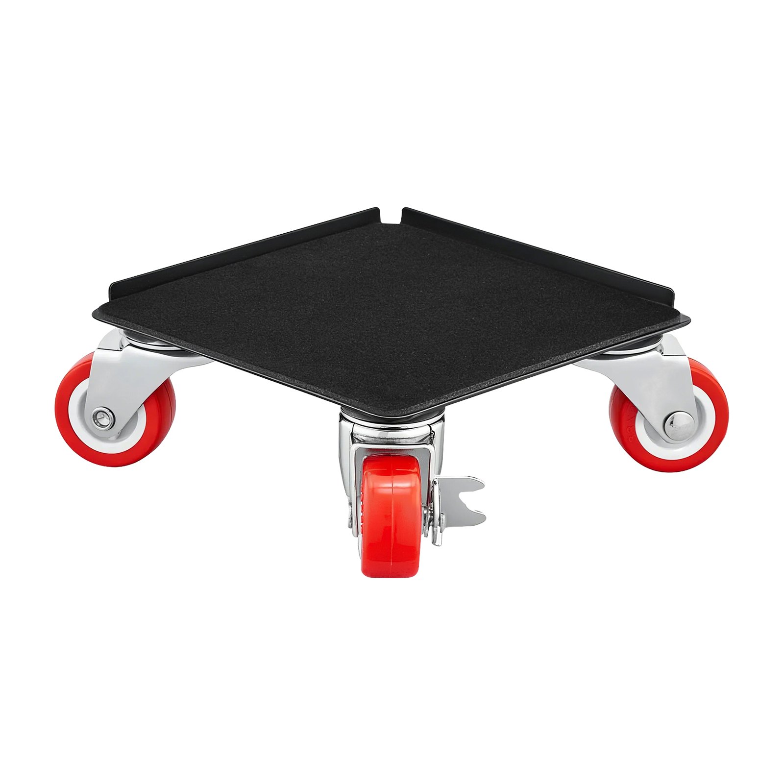 VEVOR 4 PCS Plataforma Rodante para Muebles 135 x 135 x 52 mm Carga de 544 kg, Transportador de Muebles Resistente con 5 Ruedas Giratorias de 360° y Panel de Acero al Carbono para Mover Muebles