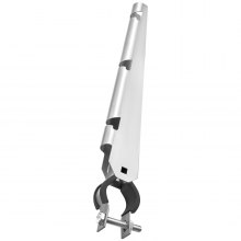 VEVOR Brazo de Extensión de Alambre de Púas, 10 Paquetes Extensores de Postes de Cerca de 375 mm, Diseño de Soporte en U, Extensor de Altura de Cerca de Acero para Evitar que Las Mascotas Salten