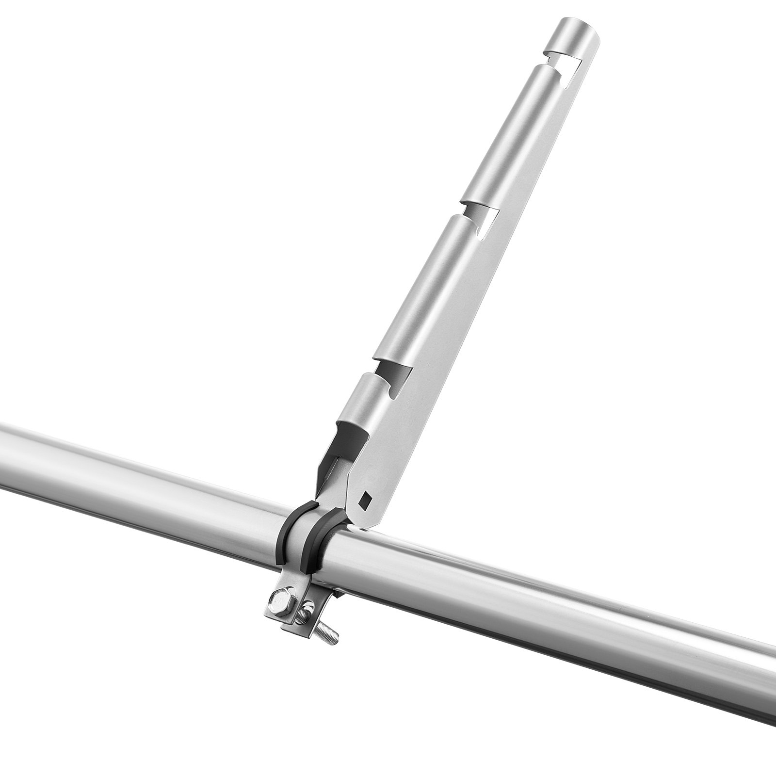 VEVOR Brazo de Extensión de Alambre de Púas, 10 Paquetes Extensores de Postes de Cerca de 375 mm, Diseño de Soporte en U, Extensor de Altura de Cerca de Acero para Evitar que Las Mascotas Salten