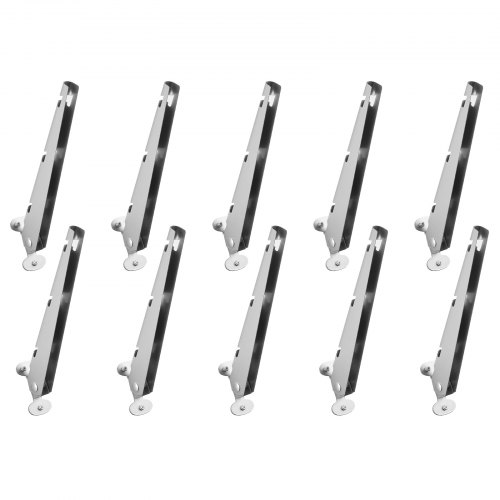 VEVOR Brazo de Extensión de Alambre de Púas, 10 Paquetes Extensores de Postes de Cerca de 31 cm, Extensor de Altura de Cerca de Acero  para Evitar que Las Mascotas Salten para Cercas de Madera