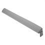 VEVOR Almohada de Cuña para Cabecera, Tamaño King, 193 x 15 x 11,4 cm, Rellena el Espacio entre la Cabecera y el Colchón de 0 a 10 cm, Espuma 25D, con Bolsillo Lateral para el Respaldo, Gris
