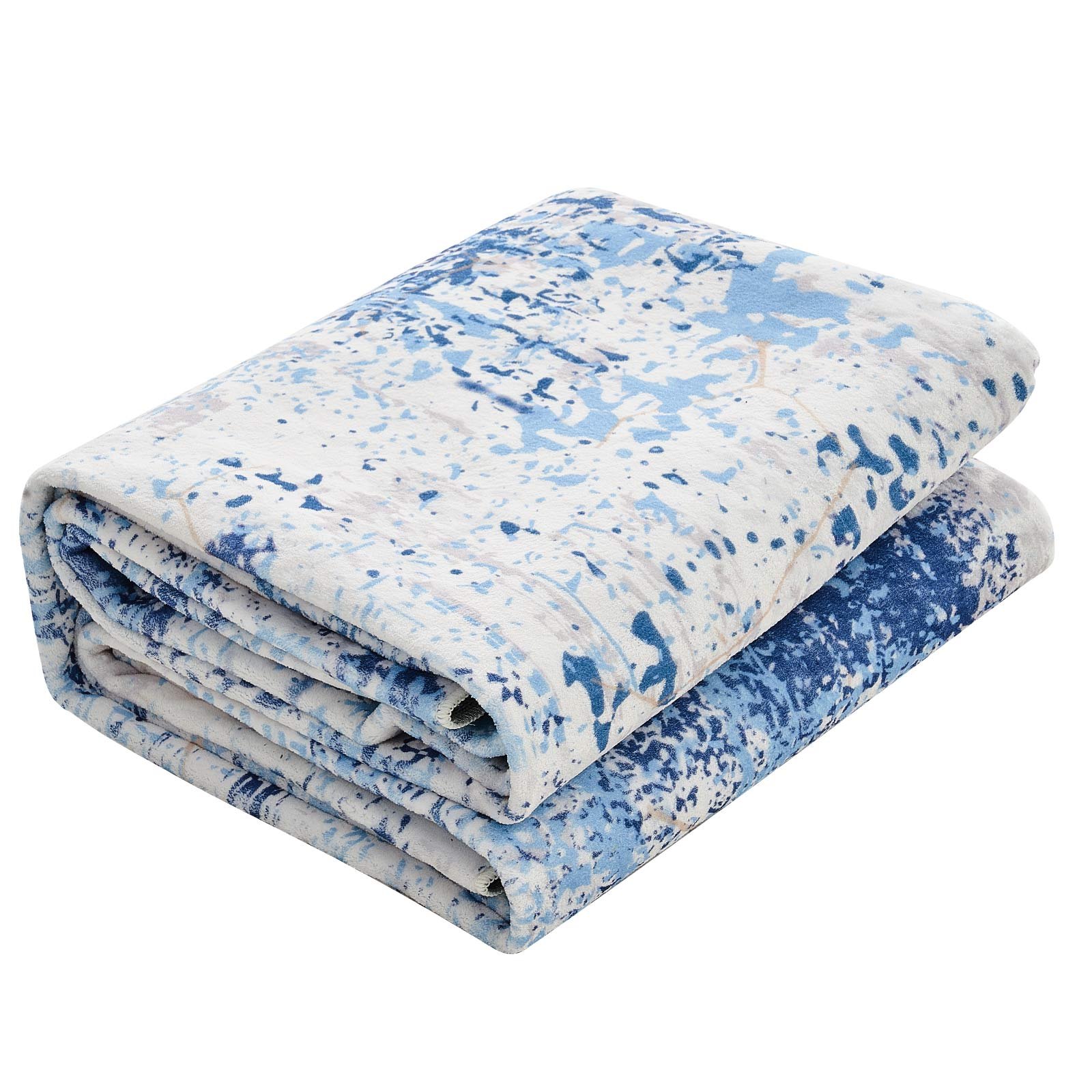 VEVOR Alfombra Suave de 1,5 x 2,1 m Alfombra Moderna Pelo Corto Antideslizante Resistente al Desgarro Elegante Ideal para Dormitorio, Oficina, Sala de Estar, Habitación Infantil, Entrada, Azul