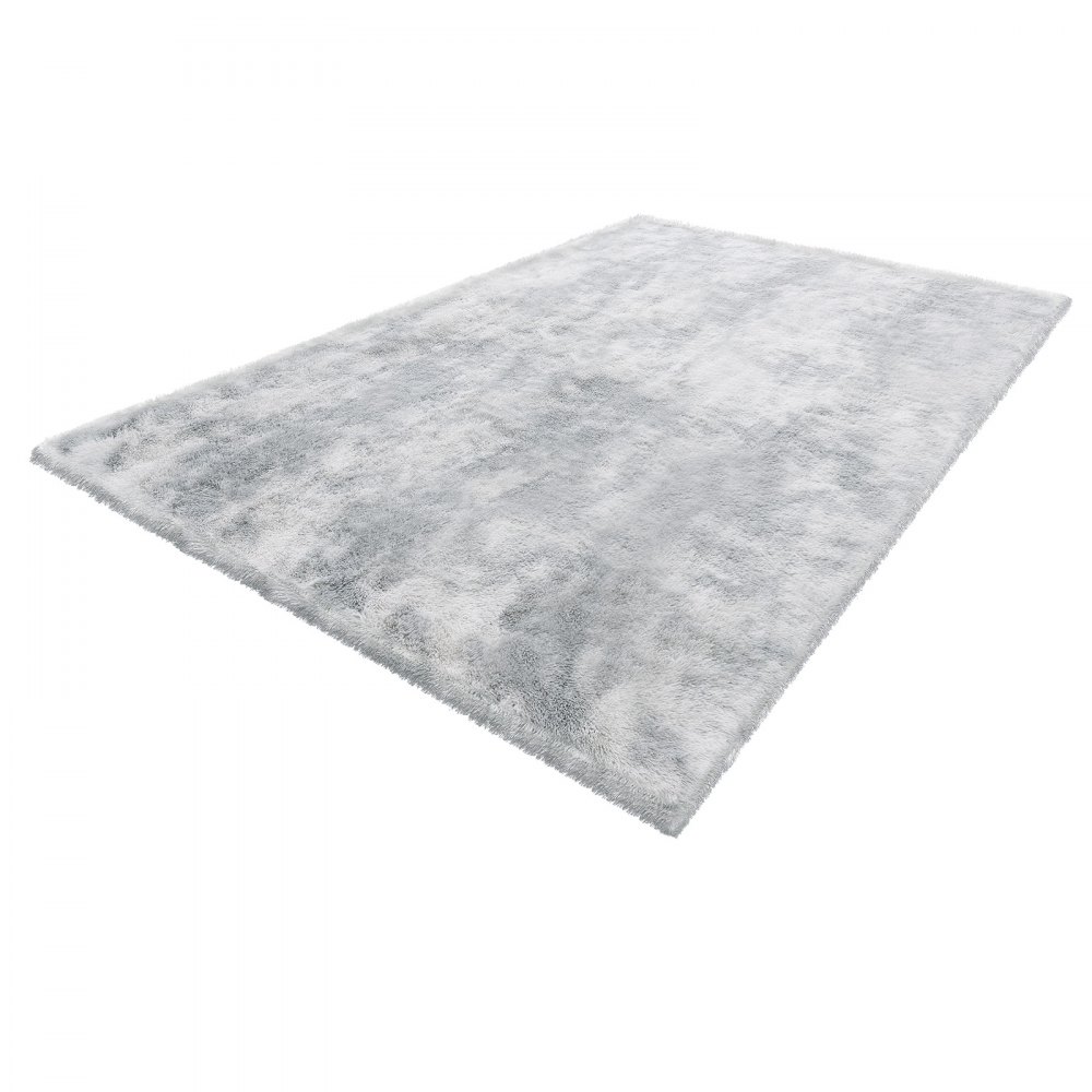 VEVOR Alfombra de Pelo Largo, Mullida y de Triple Capa, Forma Rectángulo, Ideal para Salón, Dormitorio e Invernadero, Suave y sin Pelusa, Antideslizante, Mezcla de Grises, 2743 x 1829 x 42 mm
