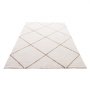 VEVOR Alfombra de Pelo Corto Rectangular, Acogedora, para Salón, Dormitorio e Invernadero, con 20 mm Altura del Pelo, sin Pelusa y con Reverso Antideslizante de TPR, Blanco, 2743 x 1829 x 22 mm