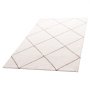 VEVOR Alfombra de Pelo Corto Rectangular, Acogedora, para Salón, Dormitorio e Invernadero, con 20 mm Altura del Pelo, sin Pelusa y con Reverso Antideslizante de TPR, Blanco, 2743 x 1829 x 22 mm