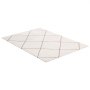 VEVOR Alfombra de Pelo Corto Rectangular, Acogedora, para Salón, Dormitorio e Invernadero, con 20 mm Altura del Pelo, sin Pelusa y con Reverso Antideslizante de TPR, Blanco, 2743 x 1829 x 22 mm