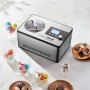 VEVOR Máquina Automática para Hacer Helados 2 L Heladera Profesional 180 W Máquina para Hacer Helados Eléctrica Pantalla LCD Preparación Rápida sin precongelación para Hacer Sorbetes de Yogur Helado
