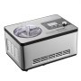 VEVOR Máquina Automática para Hacer Helados 2 L Heladera Profesional 180 W Máquina para Hacer Helados Eléctrica Pantalla LCD Preparación Rápida sin precongelación para Hacer Sorbetes de Yogur Helado