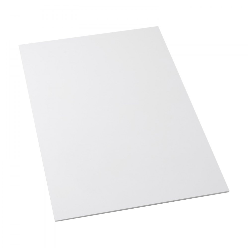 VEVOR Cartón Pluma Blanco, Juego de 12, Panel de Espuma 5 mm 510 x 760 mm, con Superficie Lisa, Doble Cara, Montaje Creativo, Material Sin Ácido, Corte Preciso para Manualidades, Arte, Presentaciones