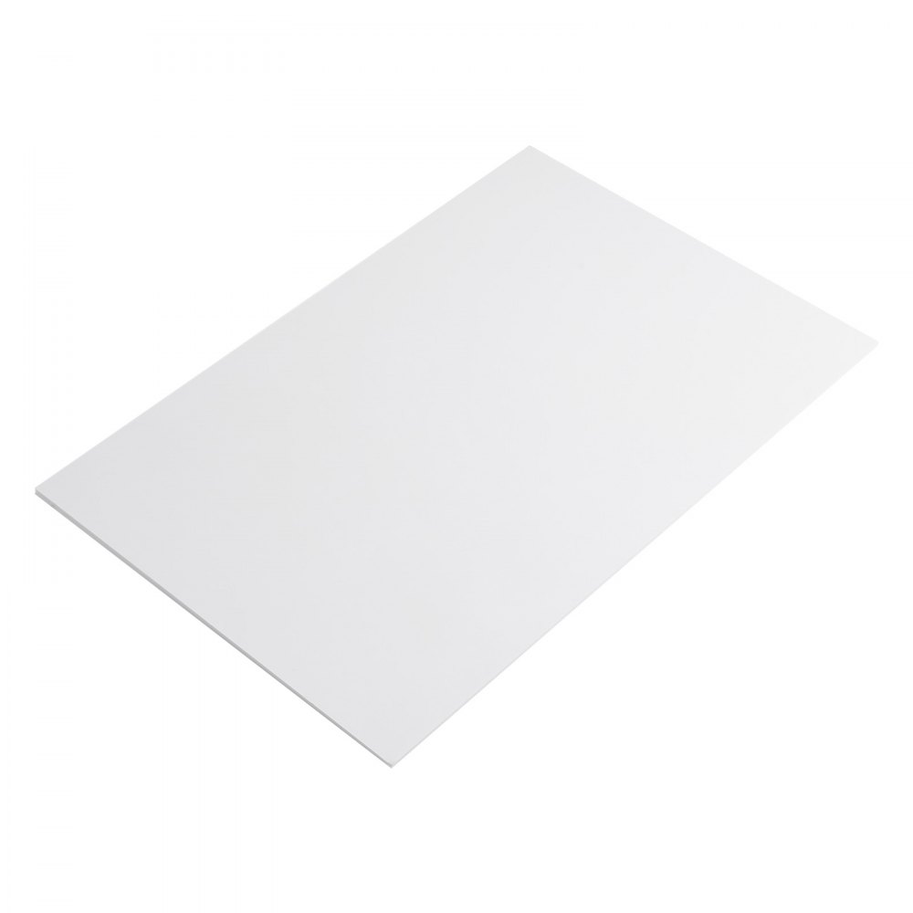 VEVOR Cartón Pluma Blanco, Juego de 12, Panel de Espuma 5 mm 510 x 760 mm, con Superficie Lisa, Doble Cara, Montaje Creativo, Material Sin Ácido, Corte Preciso para Manualidades, Arte, Presentaciones