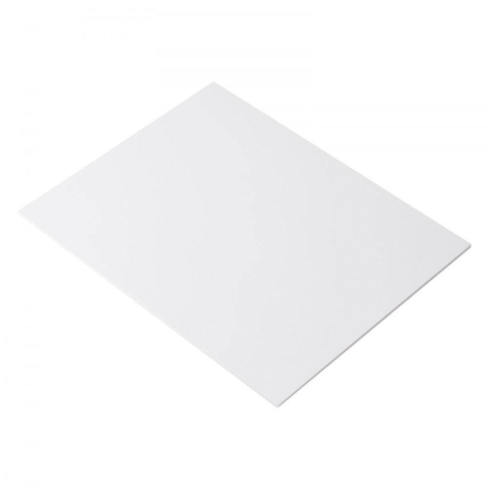 VEVOR Cartón Pluma Blanco Juego de 12, Panel de Espuma 5 mm, 405 x 510 mm, con Superficie Lisa, Doble Cara, Material Sin Ácido, Corte Preciso, Montaje Creativo para Manualidades, Presentaciones, Arte