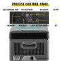 VEVOR Nevera Portátil Eléctrica 15L 12/24V Refrigerador Portátil del Automóvil -20~10 Centígrados Nevera de Coche Eléctrica con Batería de Coche de 3 Niveles Modo Dual con Panel de Control LCD Camping