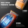 VEVOR Cortadora de pelo profesional para hombres, juego de afeitadora y cortadora de pelo 3 en 1, cortadora de pelo inalámbrica recargable para cortar y recortar el cabello, kit de cuidado de barba para hombres para barbería en casa, regalo ideal