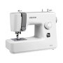 VEVOR Máquina de Coser, Máquina de Coser con 18 Aplicaciones de Puntadas, Luz LED, Pedal, Control de Dial Sencillo, Marco Interior de Metal, Ligera y Portátil para Manualidades y Remiendos, Blanco