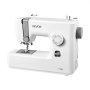 VEVOR Máquina de Coser, Máquina de Coser con 18 Aplicaciones de Puntadas, Luz LED, Pedal, Control de Dial Sencillo, Marco Interior de Metal, Ligera y Portátil para Manualidades y Remiendos, Blanco
