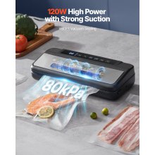 VEVOR 120 W 80 kPa 7 en 1 Máquina Selladora al Vacío de Alimentos Multifuncional