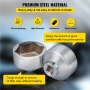 Juego de vasos para filtro de aceite VEVOR, juego de herramientas de vaso, 7 Uds., llave para tapa de filtro de aceite