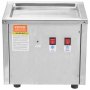 VEVOR Máquina para Hacer Helados Fritos Bandeja para Helados Fritos de 28 x 24 cm Plancha para Helados Enrollados de Acero Inoxidable con Compresor y 2 Raspadores para Hacer Helados, Yogur Helado
